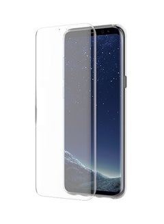 Buy Tempered Glass Screen Protector For Samsung Galaxy S8 Clear in Saudi Arabia