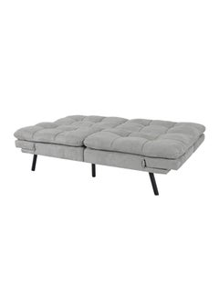 Buy 2-Seater Convertible Sofa Bed Grey in Saudi Arabia