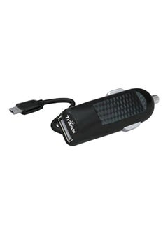 Buy Micro USB Car Charger Black in UAE
