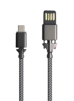 اشتري كابل شحن ومزامنة بيانات USB Type-C فضي 1 متر في الامارات