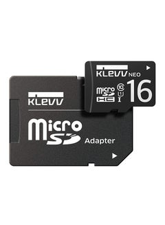 Buy Class 10 MicroSDHC Flash Memory Card Black in Saudi Arabia