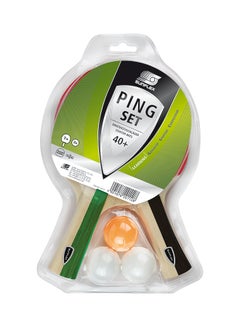 Buy 5-Piece Ping Table Tennis Racket With Ball Set in UAE