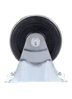 Buy Fixed Caster Wheel Silver/Black 2inch in Saudi Arabia