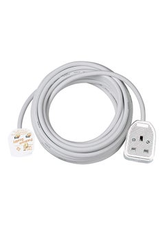 Buy Single Socket Extension Cable White 5meter in Saudi Arabia