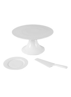 Buy 8-Piece Cake Stand White in Saudi Arabia