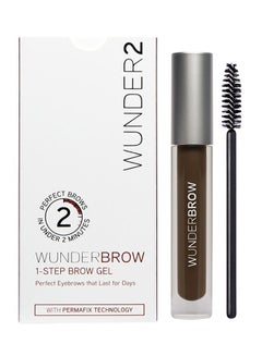Buy Wunderbrow Waterproof Eyebrow Gel Brown in UAE
