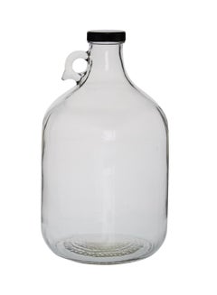 اشتري زجاجة من الزجاج مع غطاء من البلاستيك شفاف في السعودية