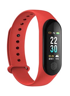 Buy Fitness Tracker Band Red/Black in UAE