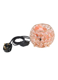 Buy Himalayan Salt Desk Lamp Gold/Clear in UAE