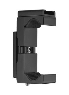 Buy Q12 Adjustable Phone Holder Clip Black in UAE