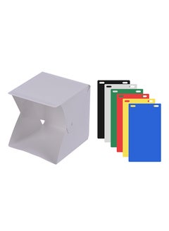 Buy Portable DIY LED Studio Light Box Tent Kit White in Saudi Arabia