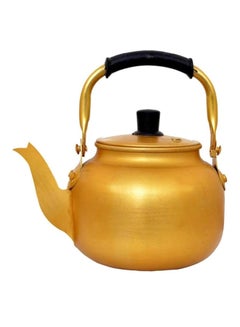 Buy Aluminium Tea Kettle Gold/Black 1.5Liters in UAE