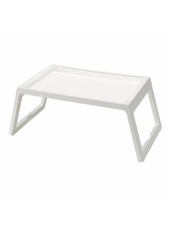 Buy Foldable Bed Table Tray White 55x31x36centimeter in Saudi Arabia