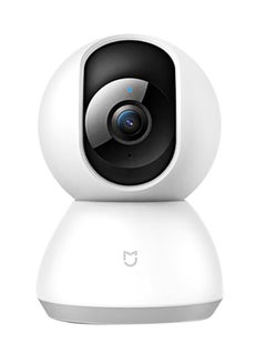 Buy Mi Wi-Fi IP Day/Night Vision Dome 2MP 1080P FHD Stand Alone Camera White in UAE