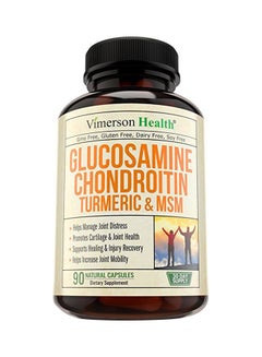 Buy Glucosamine With Chondroitin Turmeric MSM - 90 Capsules in Saudi Arabia