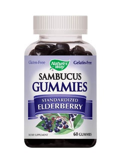 Buy Elderberry Gummies Herbal Supplements - 60 Gummies in UAE