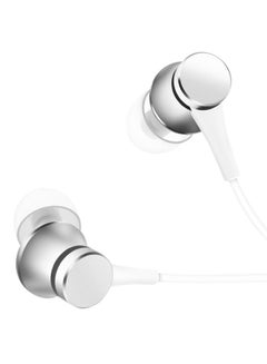 Buy Piston In-Ear With Mic Earphone Silver in Egypt