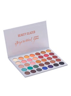 Buy 35-Colour Impressed You Eyeshadow Palette Blue/Brown/Pink in UAE