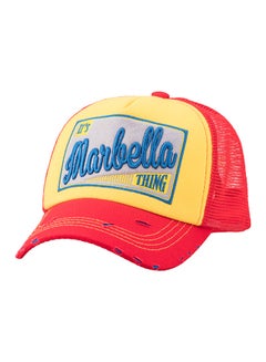 Buy Marbella Thing Cap Yellow/Red in UAE