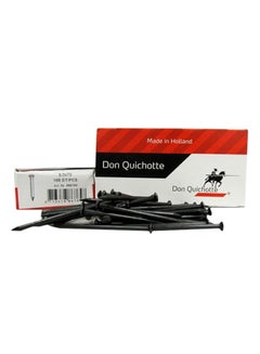 Buy 100-Piece Steel Nail Set Black 70x3mm in UAE