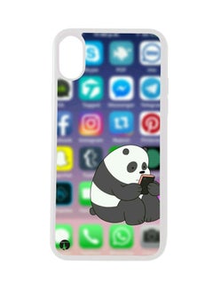 Buy Protective Case Cover for Apple iPhone X Panda in Saudi Arabia