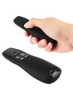 Buy 2.4Ghz Wireless Presenter With Laser Pointer Pen Black in UAE