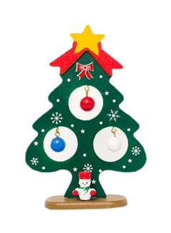 Buy Decorative Hand Painted Christmas Tree Multicolour in Saudi Arabia