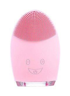 Buy Electric Face Massaging And Cleansing Device Pink in Saudi Arabia