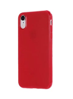 Buy Silicone Back Case Cover For Apple iPhone XR Red in Saudi Arabia