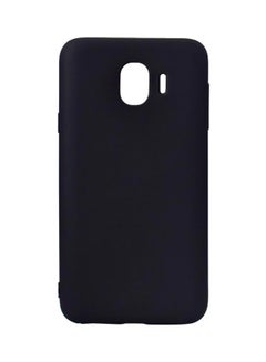 Buy Silicone Back Case Cover For Samsung Galaxy J4 Black in UAE