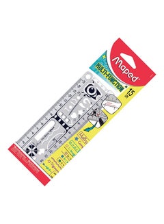 Buy Multi Function Ruler Clear in UAE