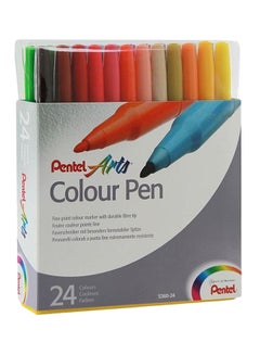 Buy 24-Piece Fine Point Color Pen Set Multicolour in UAE