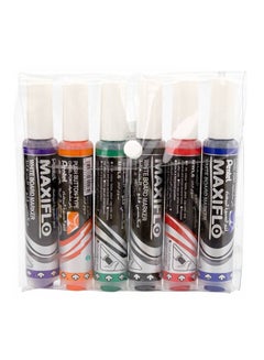 Buy 6-Piece Maxiflo Whiteboard Marker Set Multicolour in UAE