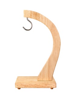 Buy Wooden Banana Hanger Beige 13.5x29.5x13.5cm in UAE