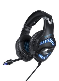 اشتري LED Over-Ear Wired Gaming Headset With Mic for PlayStation 4/Xbox/PC في الامارات