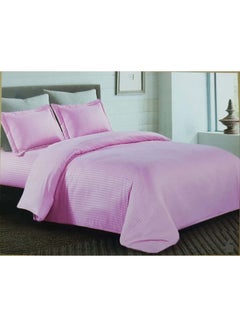 Buy 6-Piece Hotel Duvet Cover Set Microfiber Pink in UAE