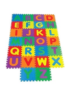 Buy 26-Piece Foam Alphabets Puzzle Play Mat Set inch in Saudi Arabia