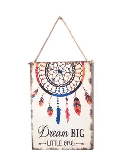 Buy Vintage Style Wooden Wall Hanging Decoration Board Multicolour in UAE