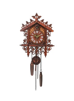 Buy Vintage Wood Cuckoo Wall Clock Brown in UAE