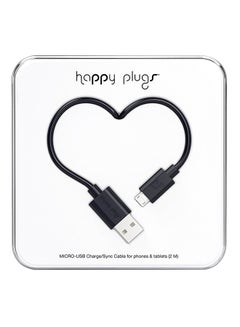 اشتري Micro USB Data Sync Charging Cable Black 2 meter في مصر