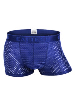 Buy Mesh Nylon Breathable Underwear Blue in Saudi Arabia