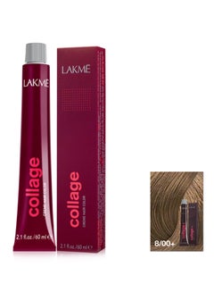 Buy Collage Hair Colour 8/00+ Intense Light Blonde 60ml in Saudi Arabia