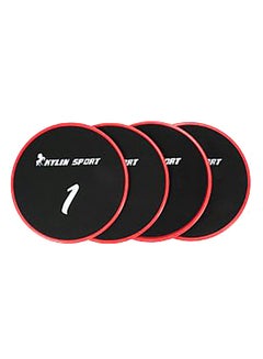 Buy 4-Piece Workout Gliding Discs Glide 1.7X0.7cm in UAE