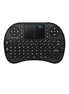 Buy 2.4Ghz Backlit Wireless RC-Keyboard With Touchpad Black in Egypt