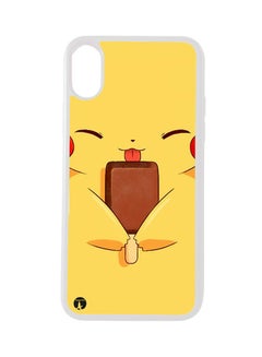 Buy Protective Case Cover For Apple iPhone XS Max Pokemon (White Bumper) in Saudi Arabia