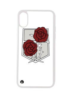 Buy Protective Case Cover For Apple iPhone XS Max The Anime Attack On Titan (White Bumper) in Saudi Arabia