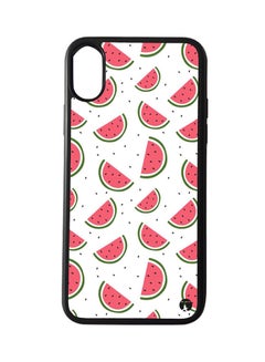 Buy Protective Case Cover For Apple iPhone XR Watermelons (Black Bumper) in Saudi Arabia