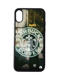 Buy Protective Case Cover For Apple iPhone XR Starbucks (Black Bumper) in Saudi Arabia