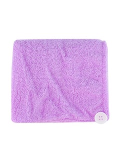 Buy Hair Drying Wrap Towel Purple 60x20centimeter in Egypt