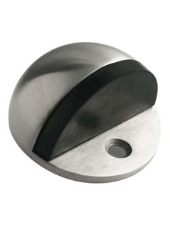 Buy Half Round Floor Door Stopper Silver 3centimeter in UAE
